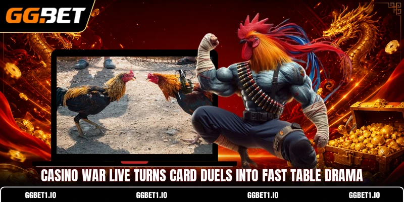 Casino War Live Turns Card Duels Into Fast Table Drama