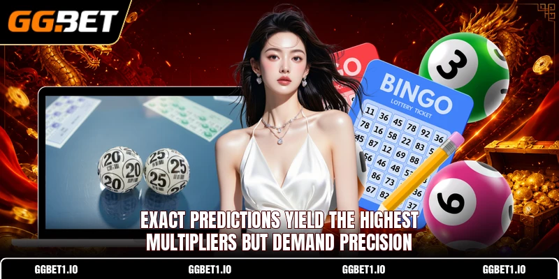 Exact predictions yield the highest multipliers but demand precision