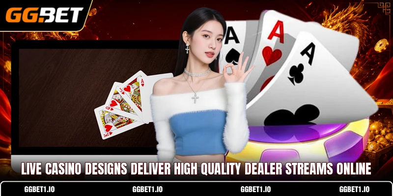 Live casino designs deliver high quality dealer streams online Live casino designs deliver high quality dealer streams online