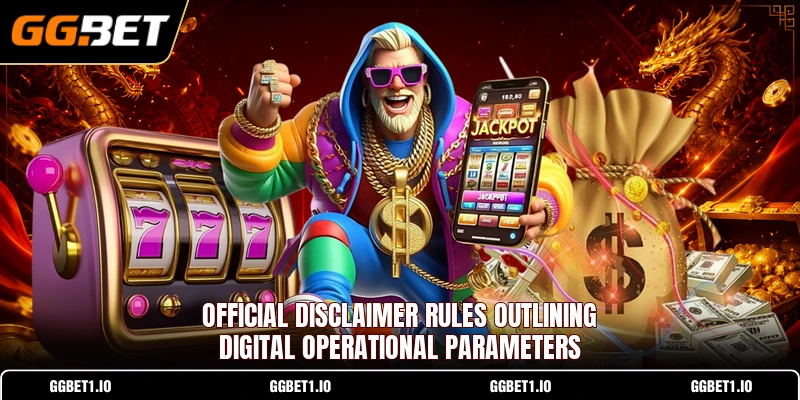 Official disclaimer rules outlining digital operational parameters Official disclaimer rules outlining digital operational parameters