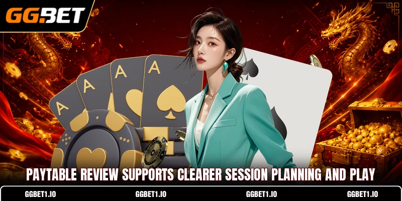 Paytable review supports clearer session planning and play Paytable review supports clearer session planning and play