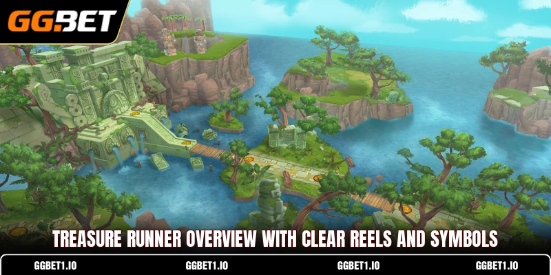 Treasure Runner overview with clear reels and symbols